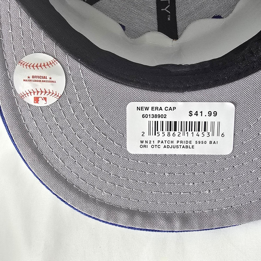 Chicago Cubs New Era 9Twenty Adjustable Cap Blue Hat MLB Licensed Baseball Gift - Picture 5 of 8